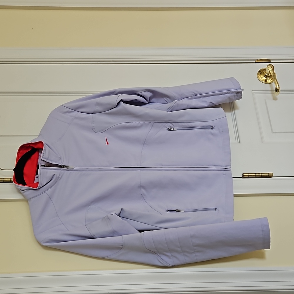 Nike sphere dry lavender zip up jacket.